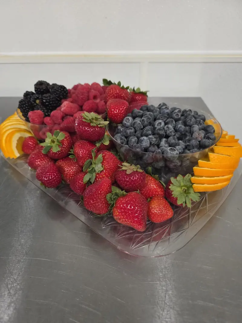 Fresh berry and citrus platter
