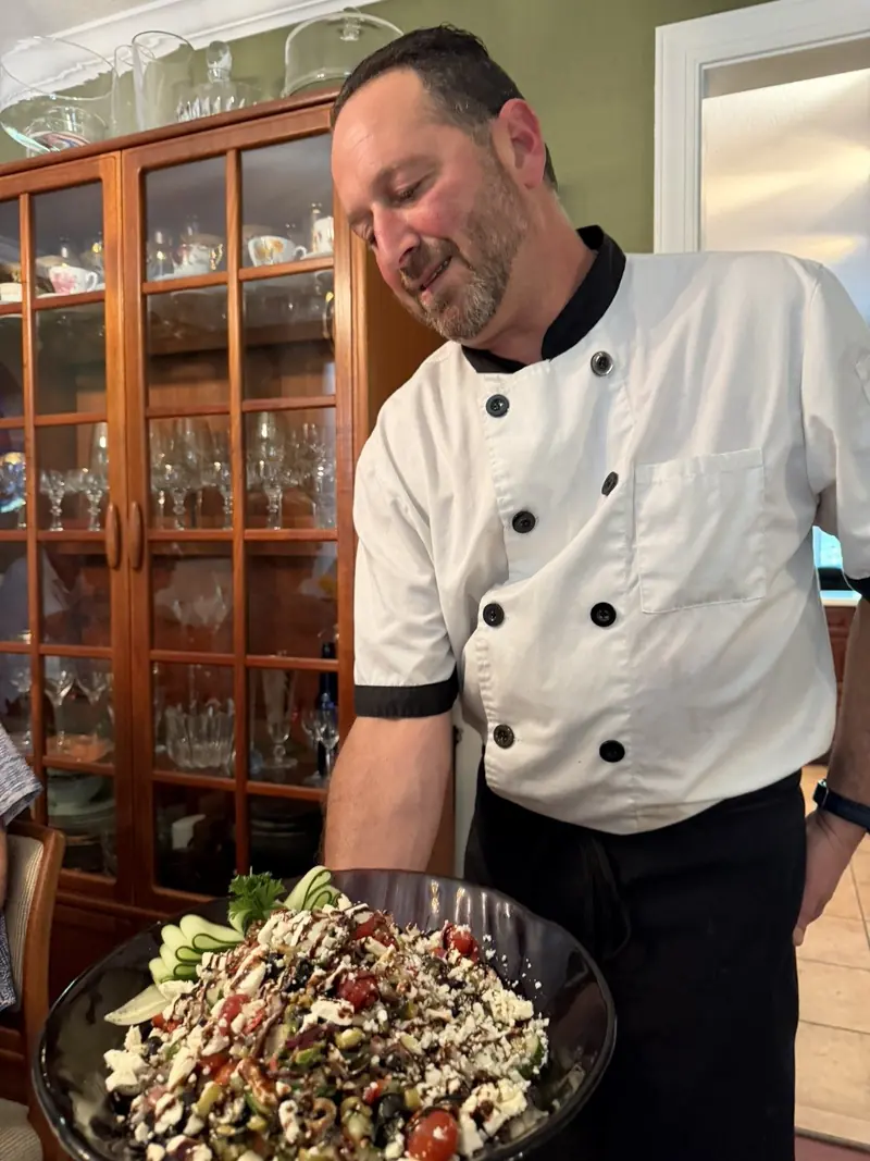 Serving guests