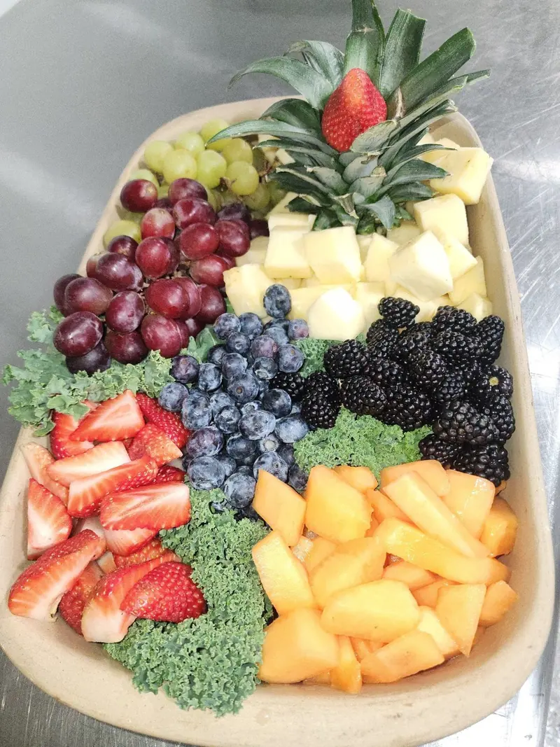 Fruit & cheese platter