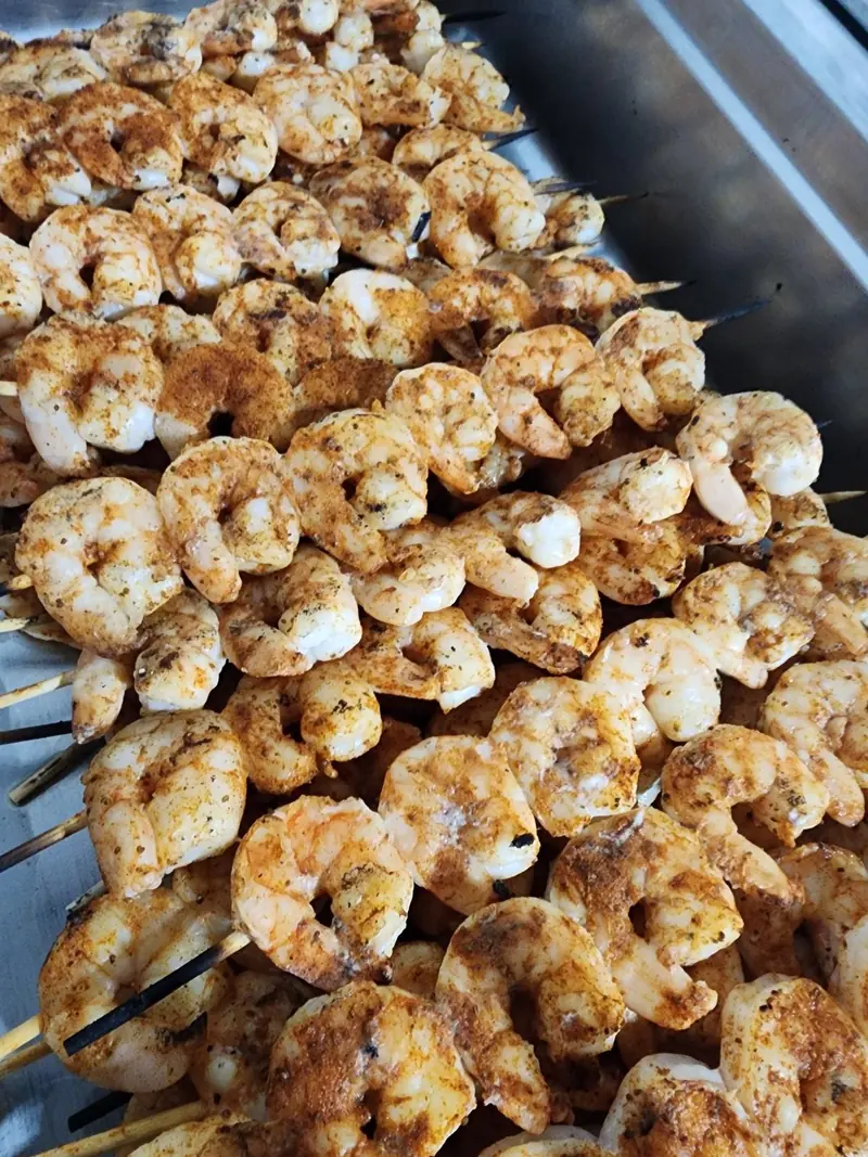 Grilled shrimp