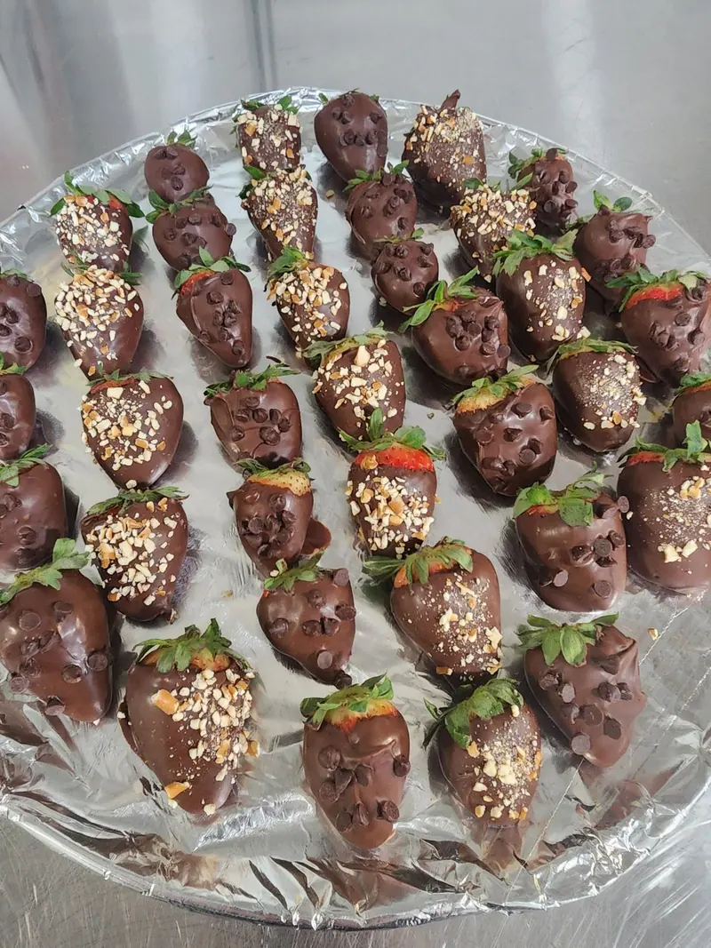 Chocolate-dipped strawberries