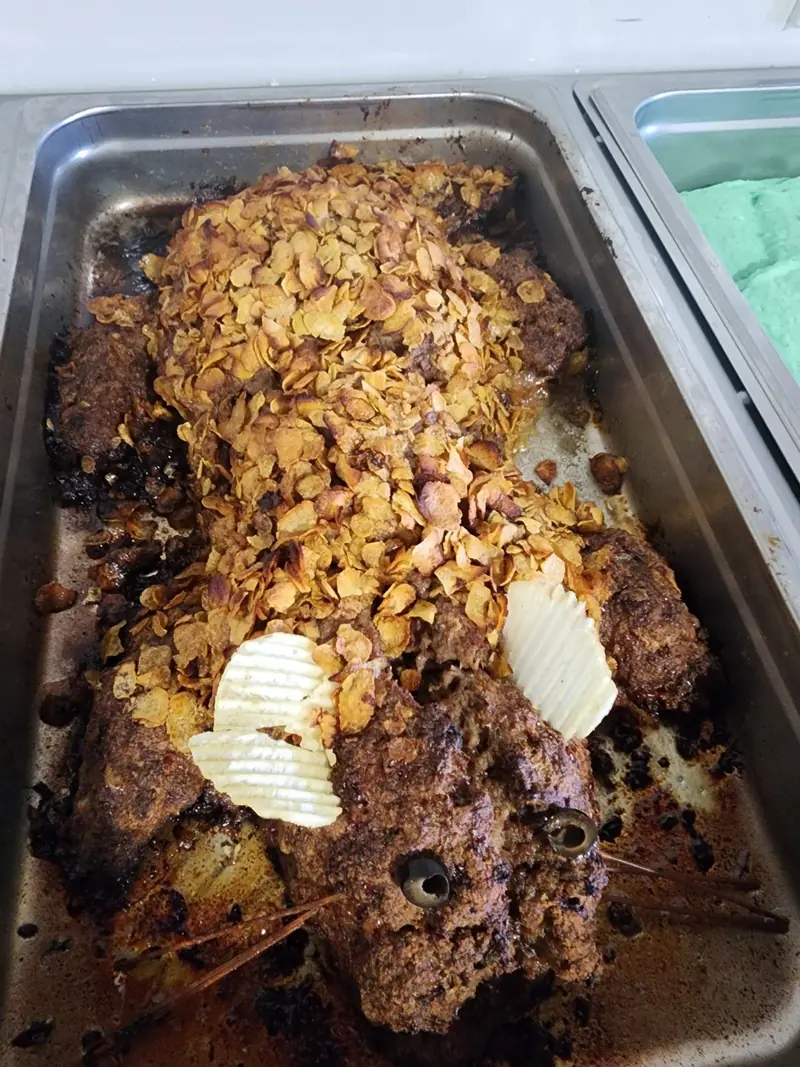Meatloaf ready for the oven